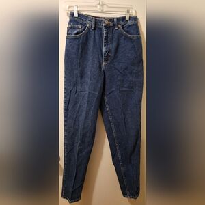 Vintage Chic Jeans High Rise Cotton Mom Blue Women's Size 8 Tall